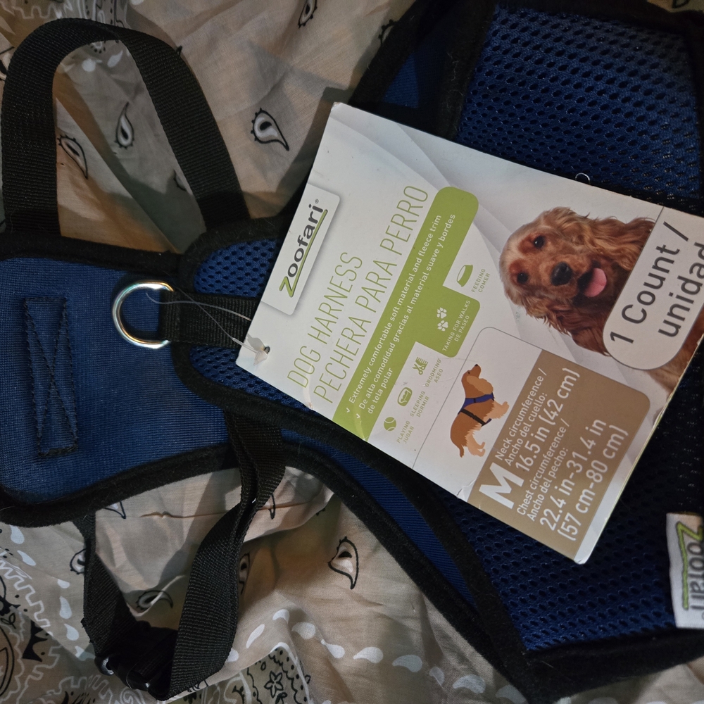 Zoofari Blue Dog Harness